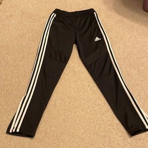 Adidas soccer pants, gently used, size Medium (UK 11-12Y)